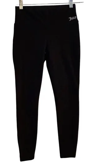 Juicy Couture Women's Black Leggings Size S Activewear‎ Mid Rise thumbnail 1