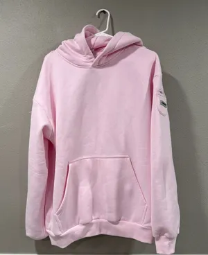 Comfrt Travel Essentials Hoodie Powder Pink thumbnail 1