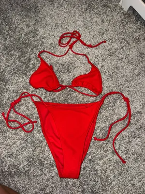 Pacsun Red Bikini Set thumbnail 3