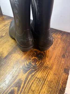 No boundaries black cowgirl rubber/rain boots size 7 thumbnail 8