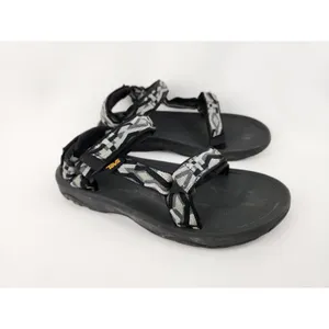 Teva Hurricane SZ‎ 6 Sandals Womens Outdoor Hiking Walking Shoes Geometric Black thumbnail 2