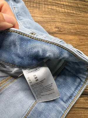 American Eagle Dream Short Distressed Light Wash Stretch Denim Shorts 000 thumbnail 3