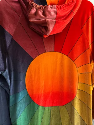 Aviator Nation rare rainbow sunburst full zip jacket medium thumbnail 8