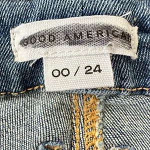 Good American Good‎ Legs High Rise Skinny Jeans Blue Wash Size 00 24 thumbnail 3