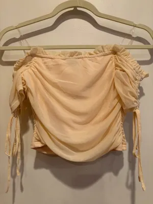 Windsor Hooked In Ruched Crop Top thumbnail 6