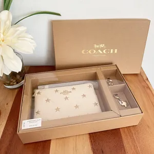 NWT Coach Boxed Corner Zip Wristlet‎ With Star Print And Charms thumbnail 7