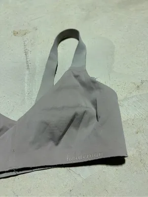 Lululemon athletica Seamless Light Gray Wireless Bralette 34A thumbnail 4