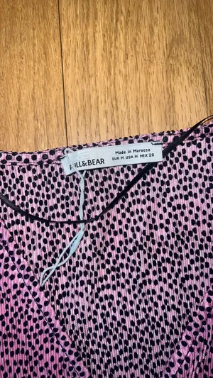 Pull & Bear Polka Dot Wrap Top thumbnail 2