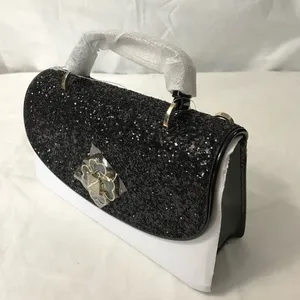 Kate Spade Odette Black Glitter Mini Top Handle Crossbody NWT thumbnail 2