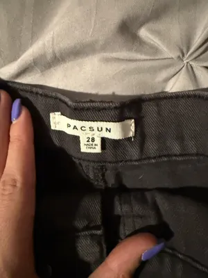 PacSun Black Denim Shorts thumbnail 2
