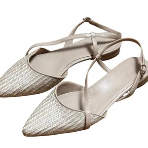 Naturalizer Women's Pointed Toe Weave Sling Back Low Heel Sz 10 NWOT thumbnail 10