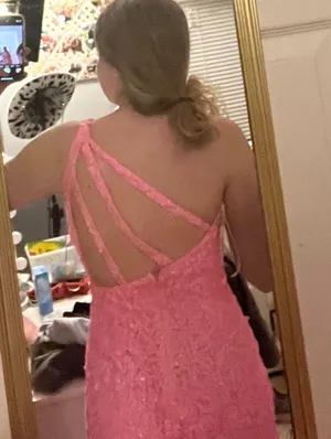 Sherri Hill Pink Prom Dress thumbnail 3
