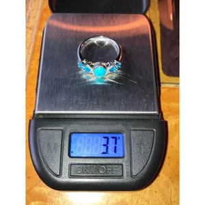 Sleeping Beauty Turquoise Blue Apatite Sterling Silver Ring Size 10 thumbnail 9