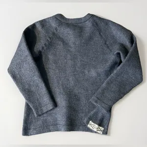 Paka Royal Alpaca Blend Sweater Womens Small Gray Handmade Pullover thumbnail 8