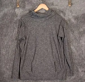 Lululemon Warm Your Core Long Sleeve Womens Heather Gray Mock Neck thumbnail 1