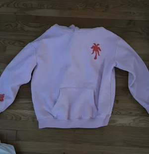 Pink Palm Puff Hoodie thumbnail 1