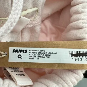 SKIMS Classic Jogger Cherry Blossom Pink Lounge Pant 2X Plus Size Sweatpants NWT thumbnail 10