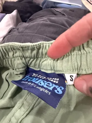 Big Bud Press Trousers in Sage Green Size Small thumbnail 5