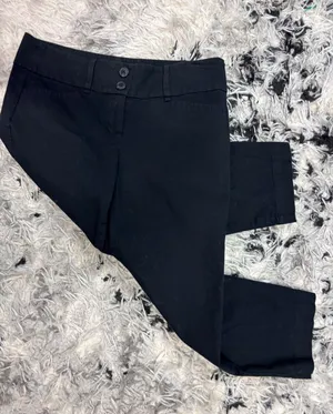 Loft‎ Outlet Petite Original Crop Pants Black Cotton Blend Trousers Size 0P thumbnail 1