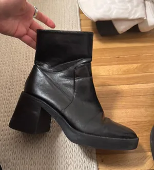 Princess Polly Black Booties thumbnail 4