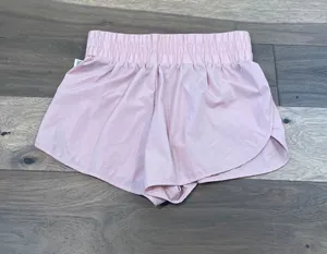 SheIn Pink Loose‑Fit Activewear Shorts Elastic Waist Size XL Soft Girl Style thumbnail 1
