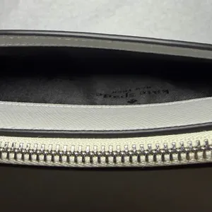 Kate Spade Women's Lucy Bicolor Medium L Zip Wristlet (Platinum Grey Multi) NWT thumbnail 5