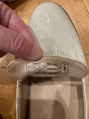 Vionic Kensley patent leather loafers cream sz 8.5 thumbnail 8