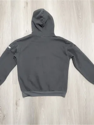 Comfrt Steel Grey Essentials Unisex Zip Kangaroo Pockets Hoodie Sweatshirt Large thumbnail 5