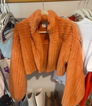 Boutique Orange cropped jacket thumbnail 1