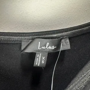 Lulus How Much I Care Midnight Blue Off-the-Shoulder Midi Dress Cocktail XS NWT thumbnail 9