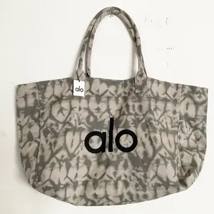Alo Yoga Grey Tie Dye Shopper Tote Bag thumbnail 2