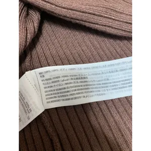 Abercrombie & Fitch Brown Rib Knit Sleeveless Keyhole Slit Midi Bodycon Dress XS thumbnail 5