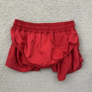 Lululemon Hotty Hot Shorts Low Rise 4" Dark Red Athletic Athleisure Women's 6 thumbnail 5