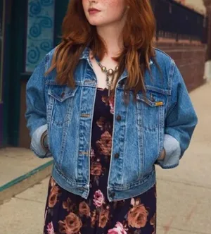 Vintage Jordache 100% Cotton Medium Wash Denim Jean Jacket Blue Women's Size 16 thumbnail 1