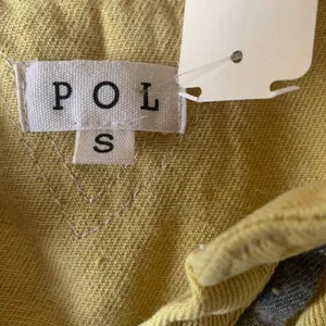 NEW POL Yellow & Plaid Distressed Jacket/Shirt thumbnail 4