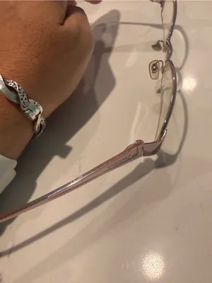 Versace MOD 1084 1056 Pink Metal Rectangle Eyeglass Frames thumbnail 9