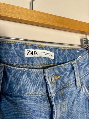 Zara Z1975 High-Waisted Front Seam Wide-Leg Jeans Minimalism thumbnail 3