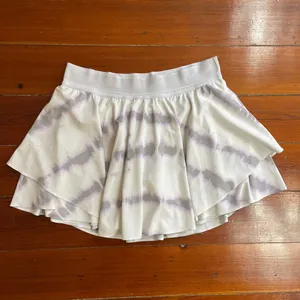 Lululemon Court Rival High Rise Skort Purple Tie Dye Skirt w Shorts Sz 12 🧡🎀 thumbnail 2