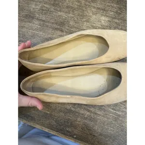 Vince Womens Leah Square Toe Leather Ballet Flats Beige Nude Size 40 US 9 thumbnail 10