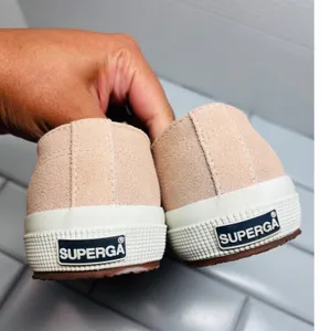 Superga 2750 Suede Sneakers Womens 7.5 Men's 6 Peach Pink Low Top S00FUW0 thumbnail 5