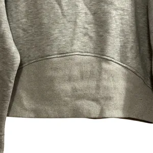 Women's M Gray Half Zip Pullover‎ Sweatshirt Kangaroo Pocket Size M thumbnail 10