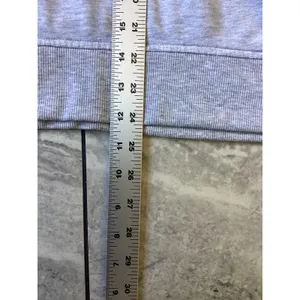 Three Dots Women Heather Gray Quarter Zip Fleece Sweatshirt Pullover Size M thumbnail 4