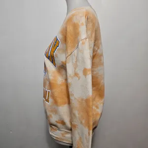 Hybrid Apparel New York Knicks Orange Tie Dye Graphic Fleece Sweatshirt Size Medium thumbnail 3