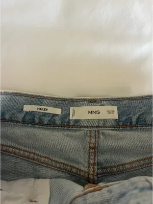 Mango Jean skirt distressed thumbnail 5