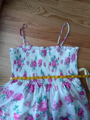 LoveShackFancy x Target Elise Floral Smocked Tiered Midi Dress XL thumbnail 11