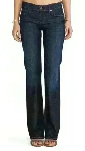 Citizens of Humanity Dita Petite Bootcut Jeans Women's 27 Dark Wash Stretch‎ thumbnail 1