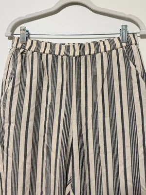 Marine Layer Allison Pull-On Pants Women’s Size Medium Lightweight Stripe thumbnail 5
