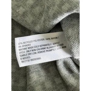 Wild Fable NWT Gingham Cropped‎ Cardigan Sweater Small Gray & White Button Down thumbnail 6