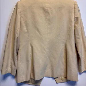 Elegant Cream Yellow Embroidered Women's‎ Jacket thumbnail 9