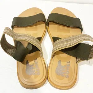 SOREL Size 9 Ella II Colorblock Flat‎ Sandals Slip On Strappy thumbnail 4